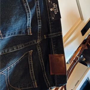 Hollister Navy Slim Straight Jeans